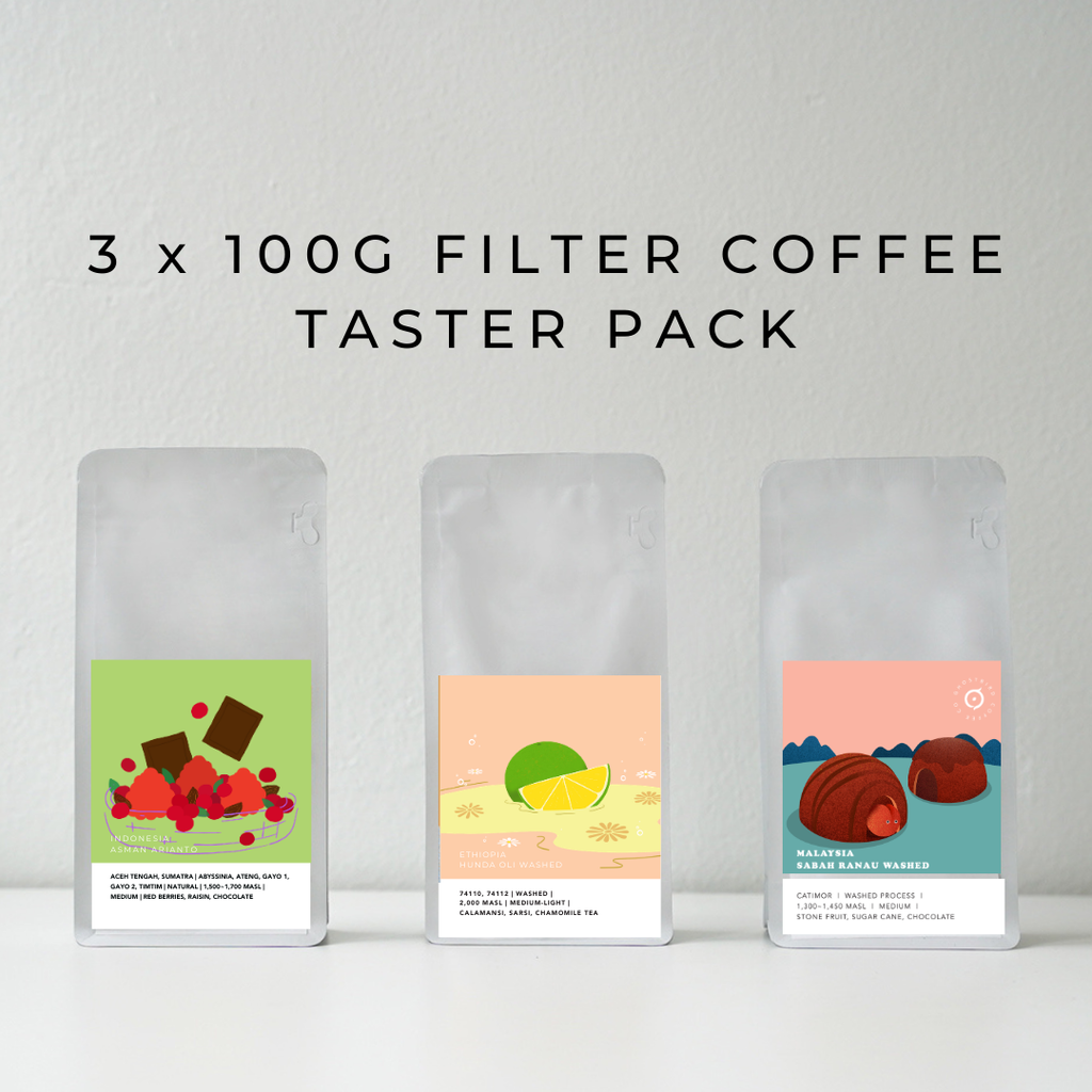 3 X 100 Filter Taster Pack