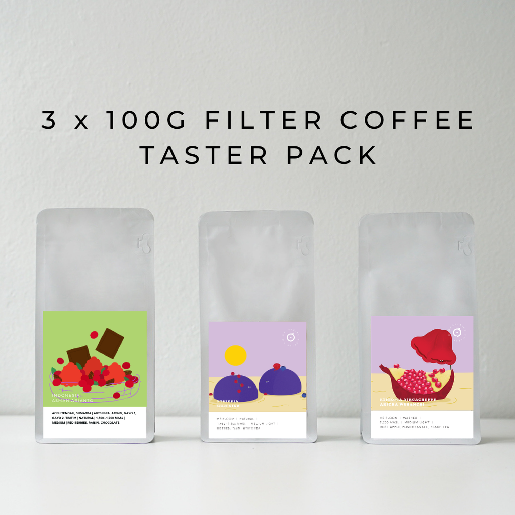 3 X 100 Filter Taster Pack