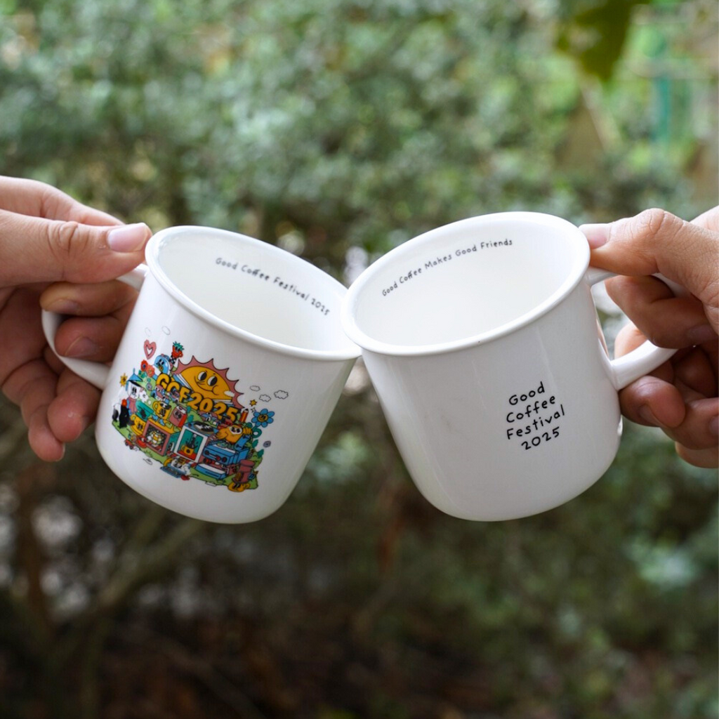 [Buy 1, Free 1] Good Coffee Festival Ceramic Mug